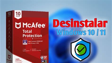 eliminar mcafee completamente windows 10.